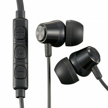 AudioComm スマホ対応ステレオインナーホン ブラック HP-B172N-K【お寄せ品、返品キャンセル不可。欠品終売時連絡あり】