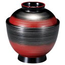 福井クラフト TA3.5寸玉子椀 朱黒/銀刷毛目 31006350【お寄せ品、返品キャンセル不可。欠品終売時連絡あり】
