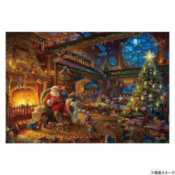 ビバリー キンケードジグソーパズル サンタのワークショップ 1000ピース 1000-067【お寄せ品、返品キャンセル不可。欠品終売時連絡あり】
