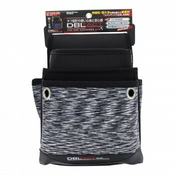 DBLTACT　3段腰袋　大(ワイド)　DT-03W-KB　581847【お寄せ品、返品キャンセル不可。欠品終売時連絡あ..