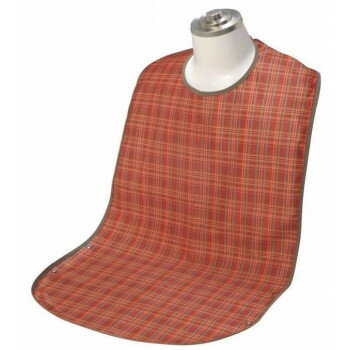 【メール便】 ソフラピレンエプロン チェック2WAY オレンジ・102281【お寄せ品、返品キャンセル不可。欠品終売時連絡あり】