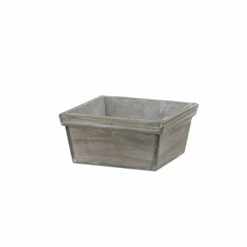 Wooden Planters - 大橋新治商店 ウッドプランター グレー アレンジS 63-317【お寄せ品、返品キャンセル不可。欠品終売時連絡あり】