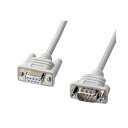 サンワサプライ エコRS-232Cケーブル(2m) KR-EC9EN2【お寄せ品、返品キャンセル不可。欠品終売時連絡あり】(2)