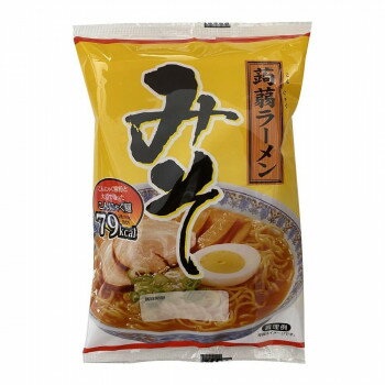 【直送品】ナカキ食品　ラーメン蒟蒻　みそ　24個セット【お寄せ品、返品キャンセル不可。欠品終売時連絡あり】