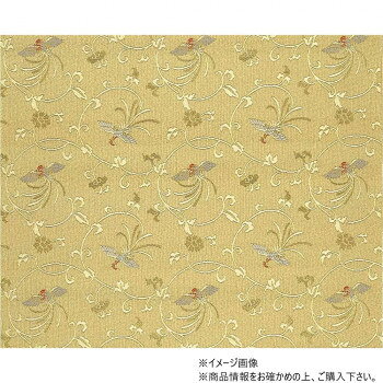 【直送品】サカエ金襴　防炎加工経机掛　唐木型　14号　35.7×23.3　唐草飛鳳凰綴【お寄せ品、返品キャンセル不可。欠品終売時連絡あり】