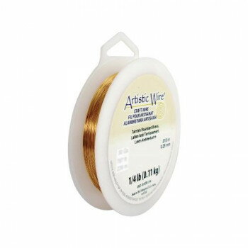 【メール便】 Artistic Wire(アーティスティックワイヤー) ロングスプールス(業務用) ノンターニッシュブラス 0.5mm×約60m 24【お寄せ品、返品キャンセル不可。欠品終売時連絡あり】