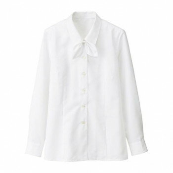 サーヴォ GROW-AW 長袖 ブラウス ホワイト 9号 GBLL-1252-A1【お寄せ品、返品キャンセル不可。欠品終売時連絡あり】