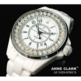 ANNE CLARK フルセラミック レディースウォッチ AU1028.03WCS【取り寄せ品キャンセル返品不可、割引不可】 ANNE CLARK フルセラミック レディースウォッチ AU1028.03WCS【取り寄せ品キャンセル返品不可、割引不可】