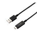 エレコム スマートフォン用USBケーブル/USB2.0/(Type-C-Aメス)/認証品/温度検知機能付/1.8m/ブラック MPA-AC18SNBK【楽天倉庫直送h】【突然終了欠品あり】(2)