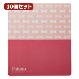 【×2個セット】10個セットサンワサプライ パターンマウスパッド(リボン) MPD-216DX10【割引サービス不..