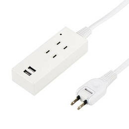5個セット YAZAWA 雷ガード付2AC2USB2.1A1.5mホワイト Y02K4015WH2UX5【割引サービス不可、取り寄せ品キャンセル返品不可、突然終了欠品あり】