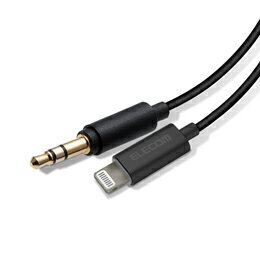 5個セット エレコム AUXケーブル/Lightning-φ3.5オス/スリムデザイン/1.0m/ブラック AX-L35D10BKX5【割引サービス不可、取り寄せ品キャンセル返品不可、突然終了欠品あり】 5個セット エレコム AUXケーブル/Lightning-φ3.5オス/スリムデザイン/1.0m/ブラック AX-L35D10BKX5【割引サービス不可、取り寄せ品キャンセル返品不可、突然終了欠品あり】