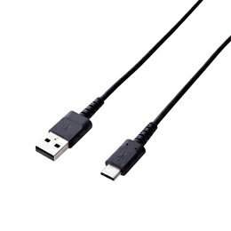 エレコム スマートフォン用USBケーブル/USB(A-C)/認証品/高耐久/2.0m/ブラック MPA-ACS20NBK【楽天倉庫直送h】【突然終了欠品あり】 エレコム スマートフォン用USBケーブル/USB(A-C)/認証品/高耐久/2.0m/ブラック MPA-ACS20NBK【楽天倉庫直送h】【突然終了欠品あり】