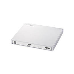 エレコム Blu-rayディスクドライブ/USB3.2 Gen1(USB3.0)/スリム/書き込みソフト付/UHDBD対応/ホワイト LBD-PWA6U3LWH【楽天倉庫直送h】【突然終了欠品あり】