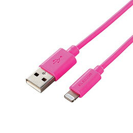 【5個セット】エレコム Lightningケーブル/スタンダード/0.5m/ピンク MPA-UAL05PNX5【割引不可、取り寄せ品キャンセル返品不可、突然終了欠品あり】