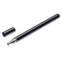 【5個セット】 サンワサプライ ディスク式&導電繊維タッチペン(ブラック) PDA-PEN50BKX5【割引不可、取り寄せ品キャンセル返品不可、突然終了欠品あり...