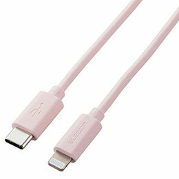 【5個セット】エレコム ライトニングケーブル Type-C-Lightning 1m ピンク U2C-APCL10PNX5【割引不可、取り寄せ品キャンセル返品不可、突然終了欠品あり】