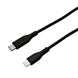 ミヨシ 高耐久Lightning-USB Type-Cケーブル 2m ブラック SCL-T20N/BK【楽天倉庫直送h】【突然終了欠品あり】 ミヨシ 高耐久Lightning-USB Type-Cケーブル 2m ブラック SCL-T20N/BK【楽天倉庫直送h】【突然終了欠品あり】