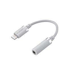 エレコム Lightning-4極イヤホン端子 変換ケーブル 高耐久 ホワイト MPA-L35S01WH【楽天倉庫直送h】【突然終了欠品あり】 エレコム Lightning-4極イヤホン端子 変換ケーブル 高耐久 ホワイト MPA-L35S01WH【楽天倉庫直送h】【突然終了欠品あり】