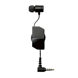 エレコム モノラルイヤホン/カナル型/φ3.5mm/マイク付/Fast Music/FR10MM/9.2mmドライバー/巻取/ブラック EHP-FR10CMMBK【楽天倉庫直送】【割引不可、取り寄せ品キャンセル返品不可、突然終了欠品あり】