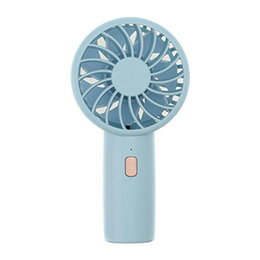 エツミ ミニハンディファン USB充電 ライトブルー V-82419【楽天倉庫直送h】【突然終了欠品あり】