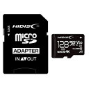 HIDISC microSDXCJ[h 128GB CLASS10 UHS-I Speed class3, A1Ή HDMCSDX128GCL10V30ysA񂹕iLZԕisAˑRIiz