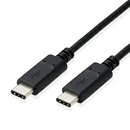 エレコム USBケーブル 2.0 タイプC USB-C PS5対応 PD対応 コントローラー充電 2m RoHS指令準拠(10物質) ブラック GM-U2CCC20BK【楽天倉庫直送h】【突然終了欠品あり】