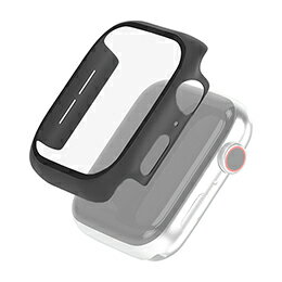エレコム アップルウォッチ Apple Watch ケース フルカバー SE 6 5 4 (40mm) ガラス ブラック AW-40CSPCGBK【楽天倉庫直送h】【突然終了欠品あり】