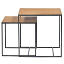 【直送品・大感謝価格】トゥ ネスト テーブル 131887 TWO NEST TABLE【玄関渡し】【絶対返品キャンセル不可品】