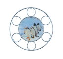 【直送品・大感謝価格】ガラスプリント ワイヤーなべしき 2個セット ペンギン/アザラシ/カワウソ/ジンベエザメ 13740/13741/13742/13743 ...