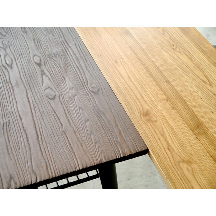 【直送品・大感謝価格】1281 ハイテーブル ブラウン/クリア 幅1250×奥行450×高さ955mm [2]