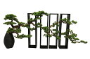 【直送品・大感謝価格 】植物インテリア AT-55-029 W1600×D400×H800 artificial bonsai