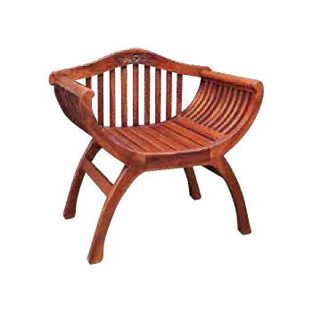 【直送品】背もたれ付ユーユチェア 71117【お寄せ品、返品キャンセル不可、割引不可品】