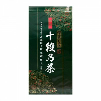 高めの湯温でも渋くなりすぎず飲みやすい風味で、お食事時にもおすすめのお茶です。夏は、氷を一杯入れたグラスにお湯で抽出したお茶を注いで冷茶にするとより一層、おいしく召し上っていたます。※時間指定不可。※お届け先の地域や、運送状況によっては、ご希望のお日にちに配達ができない場合もございますので、ご了承下さい。サイズ110×230×20mm個装サイズ：20×11×23cm重量個装重量：1100g仕様賞味期間：製造日より270日生産国日本広告文責　(有)パルス　048-551-7965返品・納期などは会社概要をご参考下さい宇治森徳　十段乃茶　深蒸し茶　100g×10袋宇治森徳　十段乃茶　深蒸し茶　100g×10袋fk094igrjs宇治森徳　十段乃茶　深蒸し茶　100g×10袋宇治森徳　十段乃茶　深蒸し茶　100g×10袋