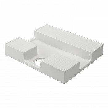 【直送品】テクノテック 洗濯機用かさ上げ防水パン イージーパン TPD750-CW2 ニューホワイト【お寄せ品、返品キャンセル不可、割引不可品】