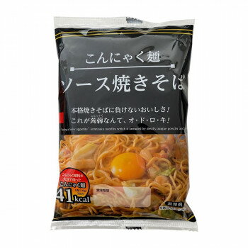 【直送品】ナカキ食品　蒟蒻麺ソース焼きそば　24個セット【お寄せ品、返品キャンセル不可、割引不可品】