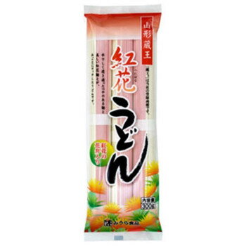 【直送品】みうら食品 紅花うどん 300g×20袋【お寄せ品、返品キャンセル不可、割引不可品】 1