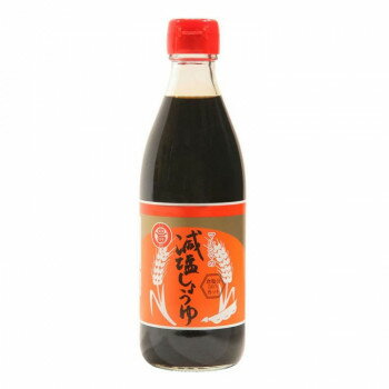 【直送品】丸島醤油 減塩醤油 360mL×4本 1215【お寄せ品、返品キャンセル不可、割引不可品】