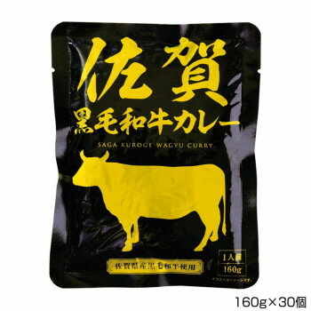 【直送品】佐嘉の絲 佐賀黒毛和牛カレー 160g×30個 P8【お寄せ品、返品キャンセル不可、割引不可品】