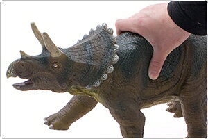 ヘルシー救急BOXの【直送品・大感謝価格 】恐竜 トリケラトプス ビニールモデル プレミアムエディション FD-352 73352｜アングル3