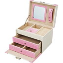 大感謝価格 スウィート ジュエリー ボックス ツートーン ホワイト/ピンク 直送品。代引不可・同梱不可・返品キャンセル・割引不可 アクセサリー 収納 インテリア...