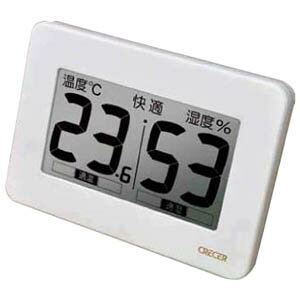 【直送品・大感謝価格 】デジタル温度計・湿度計 壁掛け・卓上両用 CR-3000W