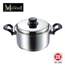 大感謝価格 Mycrest(マイクレスト) ステンレス両手鍋 20cm MT-20W (229シリーズ) 直送品。代引不可・返品キャンセル割引不可 両手鍋 深型...