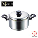 大感謝価格 Mycrest(マイクレスト) ステンレス両手鍋 22cm MT-22W (229シリーズ) 直送品。代引不可・返品キャンセル割引不可 両手鍋 深型...