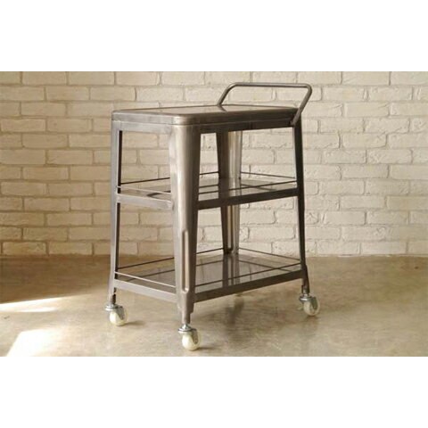 【物流倉庫出荷品・ヘルシ価格】1601 ワゴン CL クリア塗装/WH ホワイト/BK ブラック W660×D420×H820mm スチール