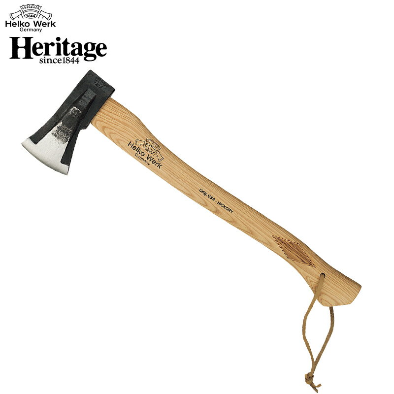 【メーカー直送・大感謝価格】ヘルコアックス HelkoAxe ヘリテイジ Heritage ライトスプリッティングアックス HR-6 刃の重さ：1.0kg 全長：50.0cm