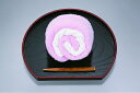 【直送品・大感謝価格】甘味処 和菓子タオル さくらロール TOT0502967 74K-8 ハンドタオル/ソフトフキン 綿100% 2個セット