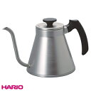 【楽天倉庫直送h】HARIO(ハリオ) V60ドリップケトル・フィット VKF-120-HSV ヘアラインシルバー 800ml 日本製