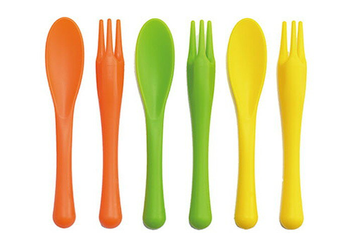 【直送品・大感謝価格】ピックフォーク＆スプーンセット 各9本組 スプーン9本+フォーク9本 耐熱温度110..