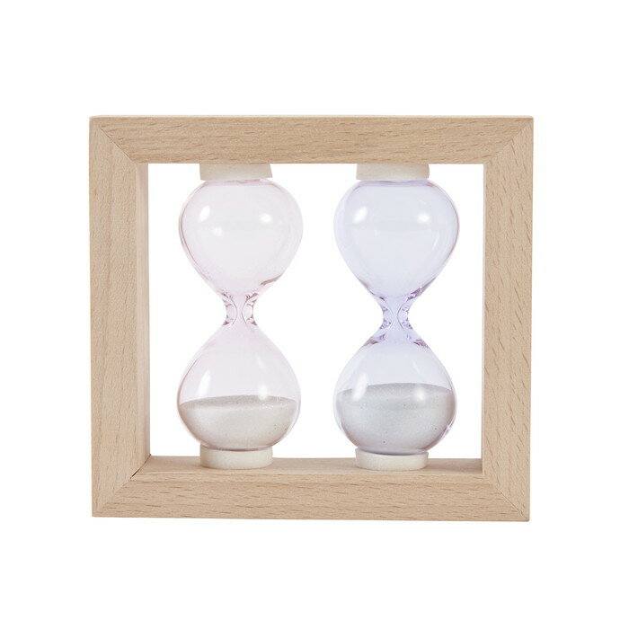 【直送品・ヘルシ価格】砂時計 3分&5分計 333-113 H105×W115×D30 Chatani Catalog vol.38 346シリーズ 茶谷産業 [2]